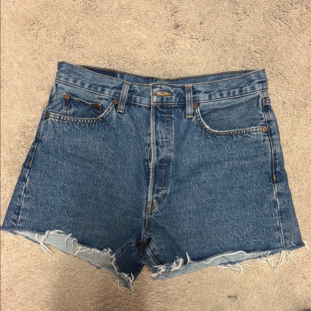 Re/Done 90s Low Slung Shorts
